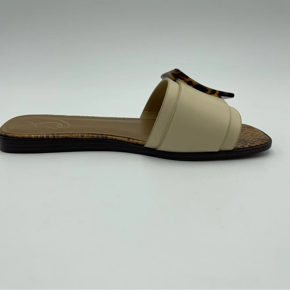 Sam Edelman Inez Slide-SZ 8M-Sand Leather Sandals- MSRP $120 - Picture 7 of 13